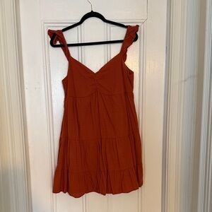 Women's Orange Mini Dress
